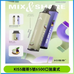 KIS5鎧斯5號一次性6500口磁吸式拋棄式電子煙#自由混搭#