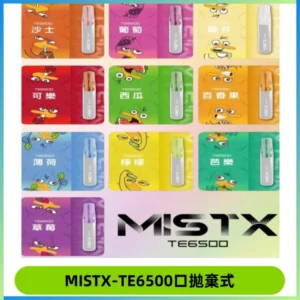 MISTX TE鴨嘴獸6500 Puffs抛棄式一次性抛棄式電子煙