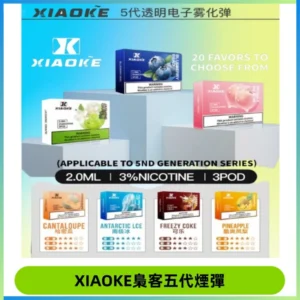 XIAOKE梟客五代煙彈 可替換式電子煙適配ILIA五代Relx六代